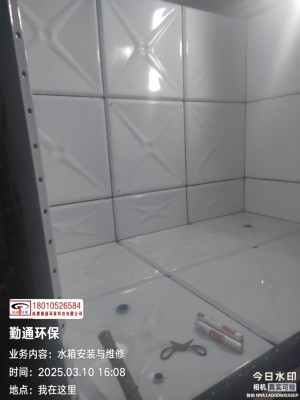 成都医院项目搪瓷水箱安装案例
